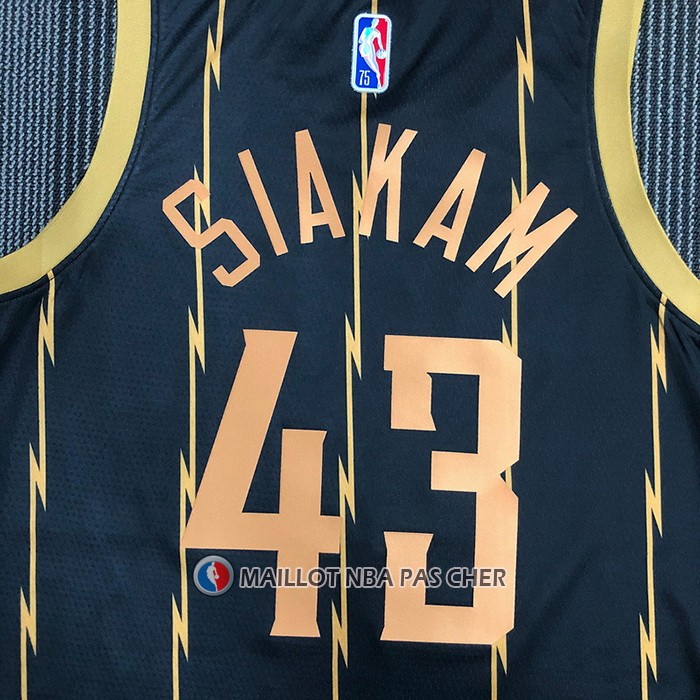 Maillot Tornto Raptors Pascal Siakam NO 43 Ville 2021-22 Noir